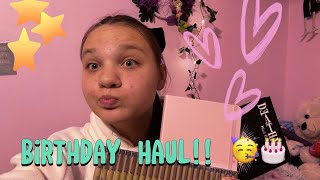 Birthday Haul Everything I got 🎂🥳 [upl. by Arihsat]