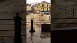 Alluvione a Garessio 24112016  Esondazione fiume Tanaro  Alessandria [upl. by Bailie]