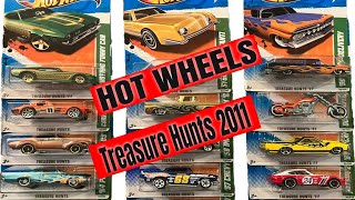 Hot Wheels Treasure Hunts 2011 Unboxed hotwheels diecast 2011TreasureHunts [upl. by Canon]