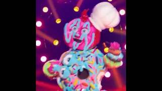 Short Clip Of Donut Singing  Masked Singer  SEASON 10 [upl. by Ashman]