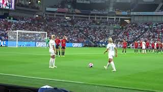 Euro 2022 England Lionesses Disallowed Goal Against Spain [upl. by Nahseez483]