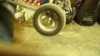 tire balloon then rip off VXL rustler 9cell RCDemon [upl. by Nnaycnan883]