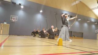 Kyudo  Mochi mato sharei  Winter Seminar 2017 [upl. by Aitercal882]