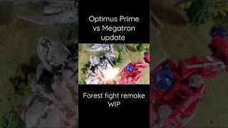 Transformers One Optimus prime and megatron first battle scene transformers [upl. by Stedmann]