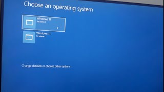 Disable Choose an Operating System at start up Windows 11 10  Dual Boot disable [upl. by Noremmac]