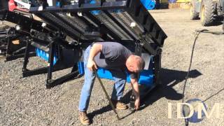 DeSite Topsoil Screener Power Attachment and Deck Angles [upl. by Nollad]