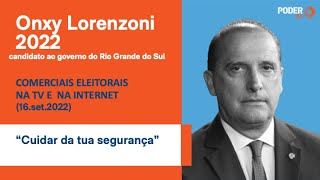 Onyx Lorenzoni programa eleitoral 1min31seg  TV Cuidar da tua segurança 16set2022 [upl. by Anigroeg505]