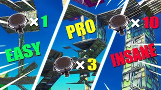 How To Build The Most INSANE Trickshot Towers Fortnite Trickshot Tutorial [upl. by Trinetta]