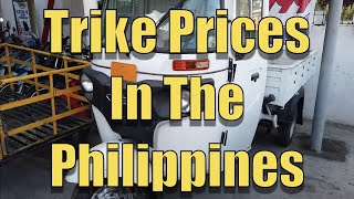 Trike Prices In The Philippines May 2022 [upl. by Garnes]