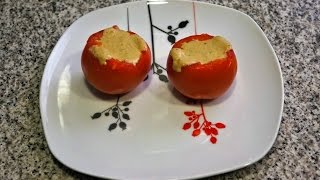 Tomates rellenos de atún  Receta con atún muy fácil [upl. by Eidnim690]