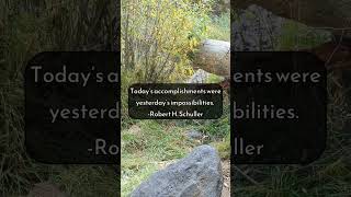 Motivational Quote On Todays Accomplishments – Robert H Schuller motivation MotivationalQuote [upl. by Scarlett]