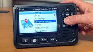 Overview of the Icom MA510TR Class B AIS Transponder [upl. by Prussian]