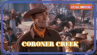 Coroner Creek  English Full Movie  Western [upl. by Hgeilyak]