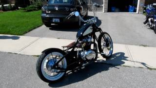 XS650 Bobber Homemade Chop [upl. by Belak]