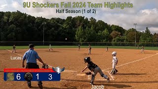 9U Shockers Fall 2024 Team Highlights 1 of 2 [upl. by Senalda]