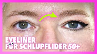 🔴 Eyeliner für Schlupflider  Schritt für Schritt erklärt [upl. by Melli443]