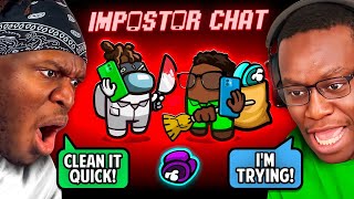 SIDEMEN AMONG US IMPOSTER CHAT JANITOR EDITION [upl. by Acinelav]