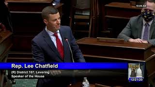 Speaker Chatfields farewell address to the Michigan Legislature [upl. by Reffinej268]