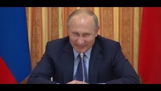 Russischer Humor Wladimir Putin lacht sich schlapp [upl. by Llehsad]