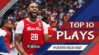 Puerto Rico OQT 🇵🇷 Top Plays  FIBA Olympic Qualifying Tournament 2024 [upl. by Irahcaz]