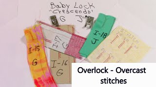 How To Do Overlock and Overcast Stitch On Sewing Machine [upl. by Ainuj232]