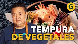 TEMPURA DE VEGETALES ðŸ¥• un CLÃSICO JAPONÃ‰S por Iwao Komiyama  El Gourmet [upl. by Arabella]