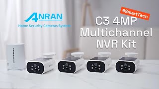 Upgrade Your Home Security with the ANRAN C3 NVR Kit [upl. by Morrill714]