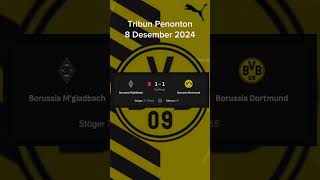 mgladbach vs dortmund  8 Des 2024 borussiadortmund [upl. by Teiluj]