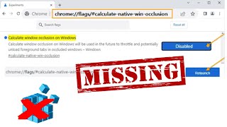 Fix Missing Calculate Window Occlusion on ChromeEdgeBrave  No Registry Editor Needed [upl. by Aihsiym]