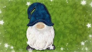 Large Applique Gnome  By Kreative Kiwi [upl. by Aneeled656]