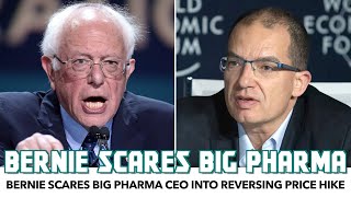 Bernie Sanders Scares Big Pharma CEO Into Reversing Planned Price Hike [upl. by Leventhal]