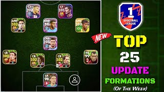 Top 25 New Unique Formations Update in eFootball 2024 Mobile  4123 formation efootball 2024 [upl. by Bickart]