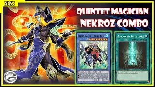 Yugioh Duel Links  Quintet Magician Deck Nekroz Combo Gameplay June 2023  遊戯王デュエルリンクス [upl. by Garris890]