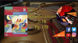 Harmonization 718 When The Saints Go Marching In page 178 Alfreds Group Piano For Adults [upl. by Kannan3]