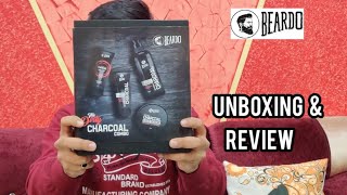 Beardo Activated Charcoal Kit  Unboxing amp Review  Beard N Hairstyle [upl. by Anivram]