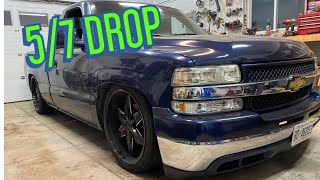 Slamming a 9906 Silverado or Sierra with a Belltech 57 drop kit [upl. by Atiloj]