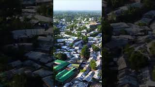 Camp view through the Birds Eye World largest Rohingya Refugee Camp in Bangladesh [upl. by Salohcin661]