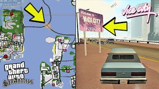 GTA SAN ANDREAS DAN VICE CITY E ARABA İLE GİTMEK  İKİ ŞEHRİ BİRLEŞTİREN KÖPRÜ [upl. by Maegan]