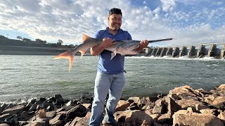 2024 SD paddlefish fishing [upl. by Viens]