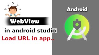 Webview in android studio  How to load URL  29 [upl. by Nylaf]