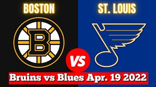 Boston Bruins vs St Louis Blues  Live NHL Play by Play amp Chat [upl. by Anehc]