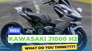 2024 KAWASAKI J1000 H2 SCOOTER BASED ON NINJA H2R  WHAT DO YOU THINK [upl. by Solly631]