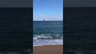 Blanes in September sea tranquility and sun Blanes sea September relaxation waves [upl. by Fagen]