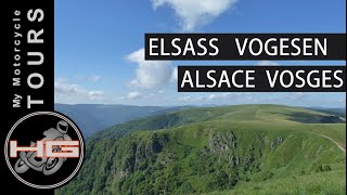 ELSASS  VOGESEN Motorradtour on Road mit Tourkarten [upl. by Katey547]