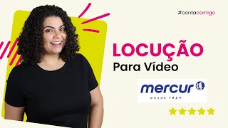 Locução para Apresentação da Nova Logo da Mercur [upl. by Olram707]