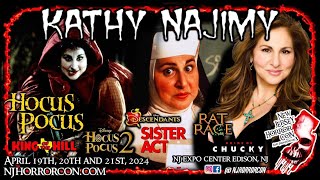 Kathy Najimy at NJ Horror Con April 2024 [upl. by Shriver]