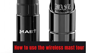 MAST TOUR MACHINE SET UP How to set up and wrap my wireless tattoo machine Mast tour for PMU [upl. by Erek339]