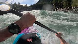 Kootenai river kayaking 8500cfs [upl. by Emelun617]