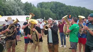 Dr Haguenauer  Woodstock der Blasmusik 2023 Campingplatz mit HAPPARANKA [upl. by Jenkel]