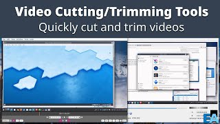 Quickly Trim and Cut Videos  Avidemux and LosslessCut [upl. by Anelys]